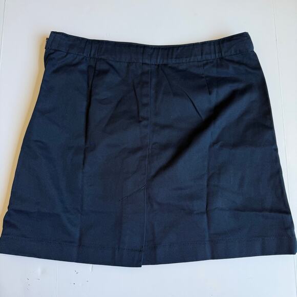 Lands End Girls Navy Chino Skort - Picture 7 of 8